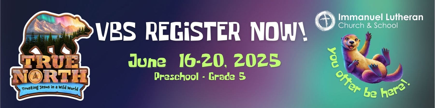 Register Now for Immanuel's 2025 Vacation Bible School