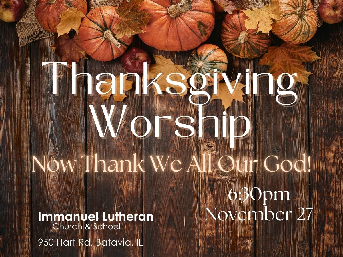 Thanksgiving Worship