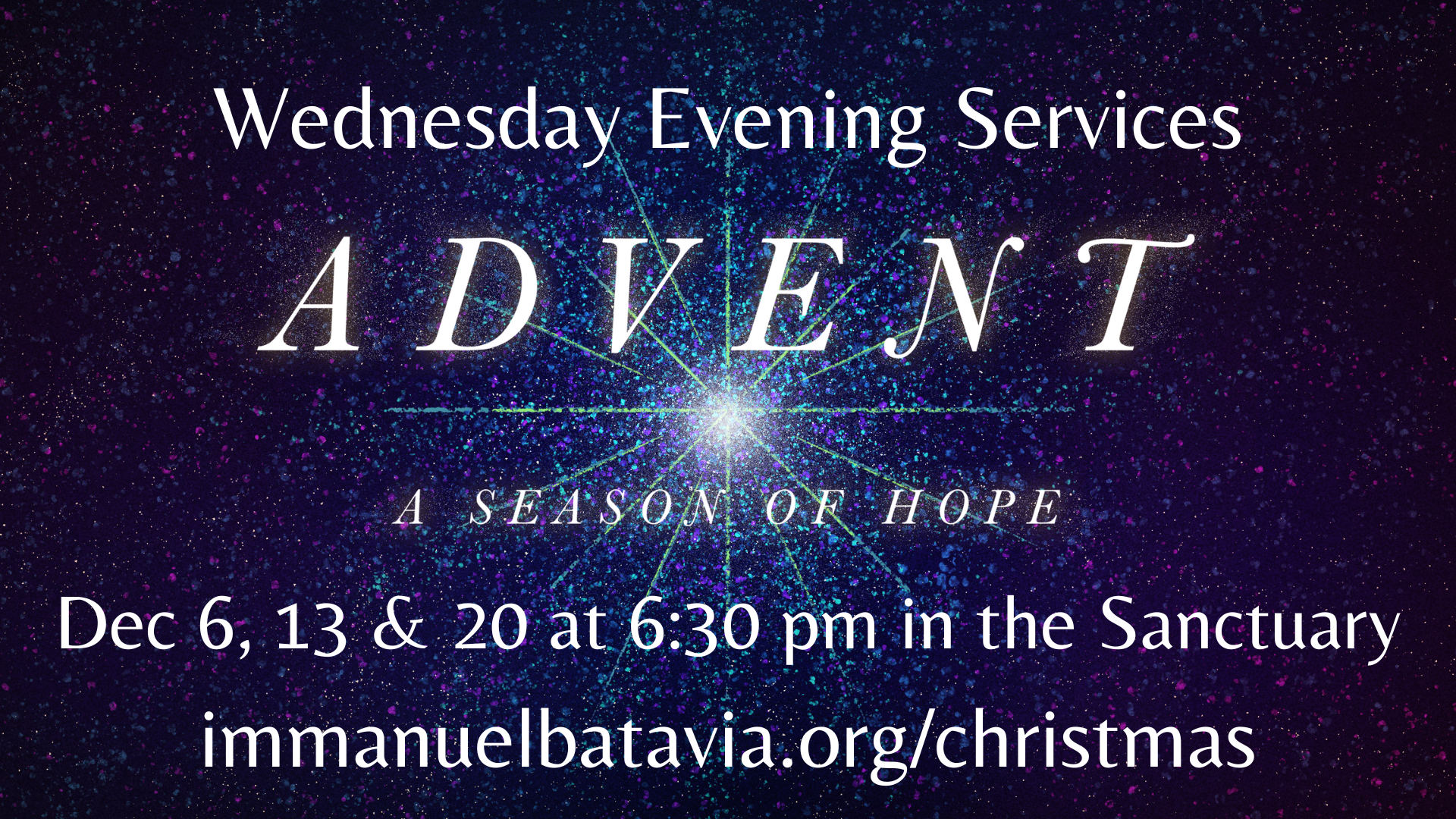 Mid-week Advent Services