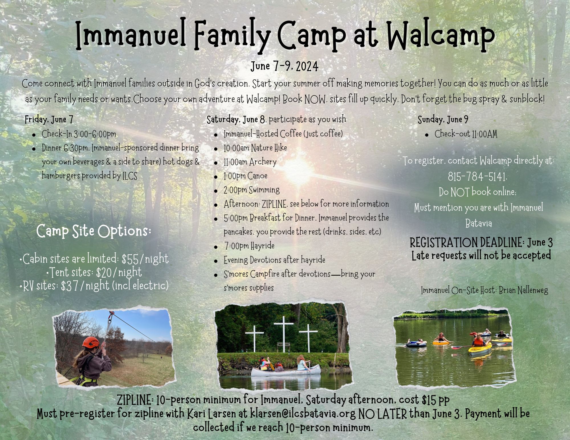 Immanuel Family Camp at Walcamp