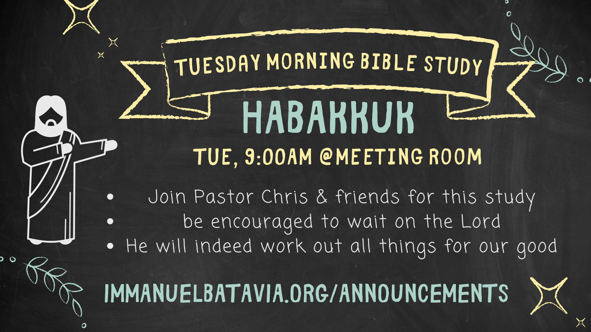 Tuesday Morning Bible Study: Habakkuk